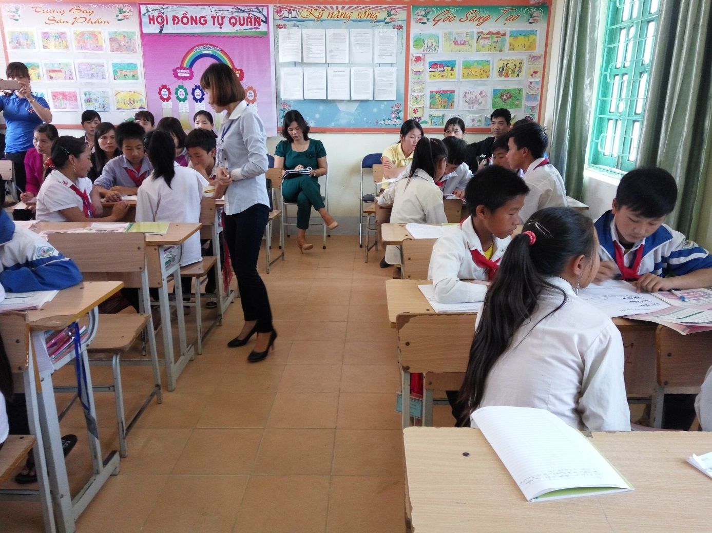 Các em học sinh khối 6 chia sẻ về mục đích học tập