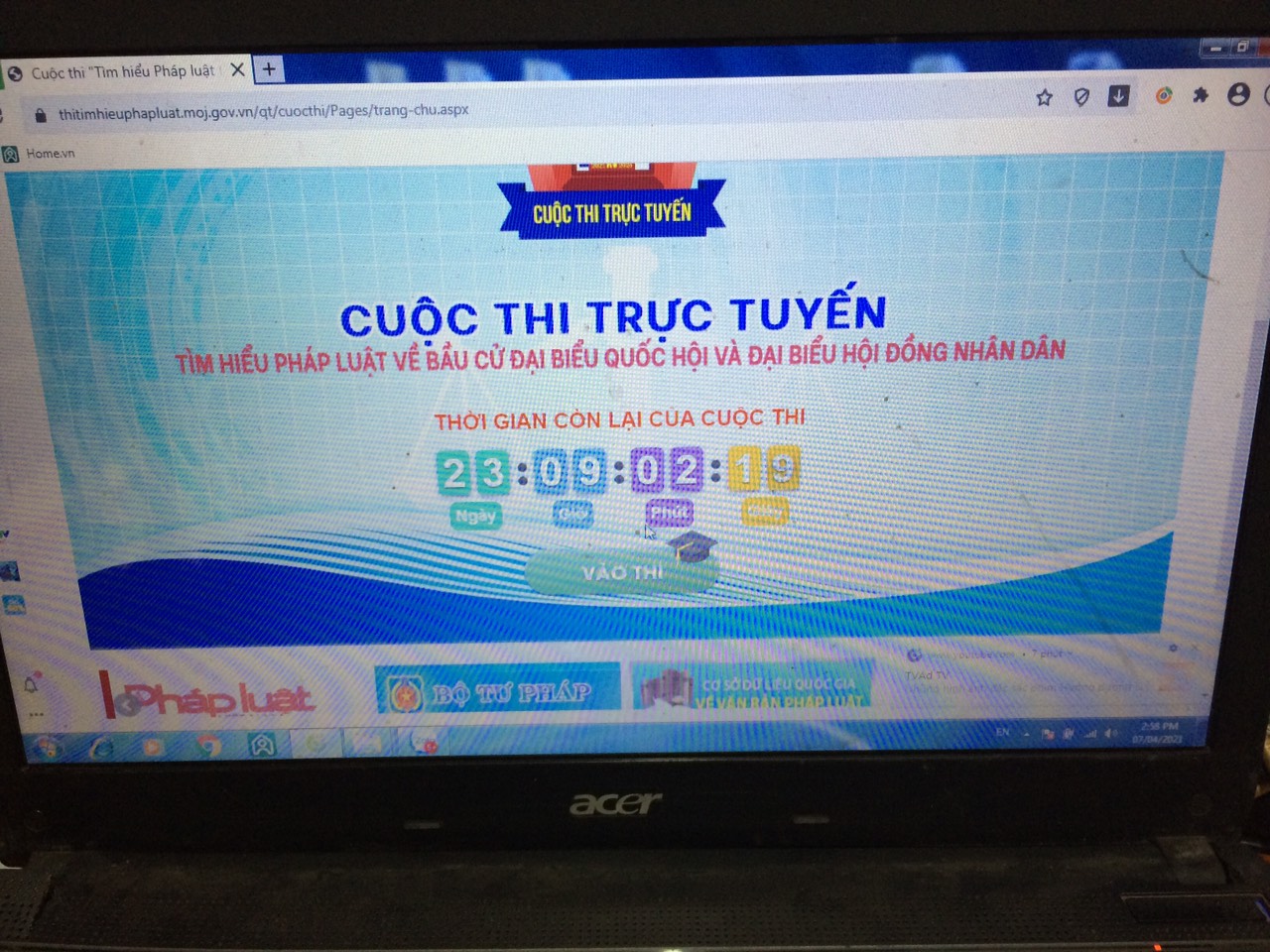 HƯỞNG ỨNG, THAM GIA CUỘC THITRỰC TUYẾN” TÌM HIỂU PHÁP LUẬT VỀ BẦU CỬ ĐẠI BIỂU QUỐC HỘI VÀ ĐẠI BIỂU HỘI ĐỒNG NHÂN DÂN”