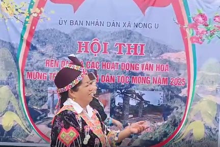 Hội thi rèn dao và các hoạt động văn hóa mừng Tết dân tộc Mông tại xã Nong U, huyện Điện Biên Đông